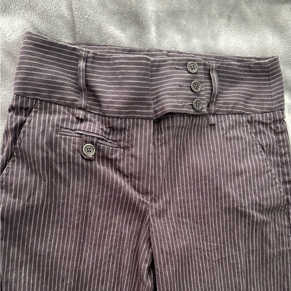 BCBG STRIPPED BELL BOTTOM PANTS - Picture 4 of 8